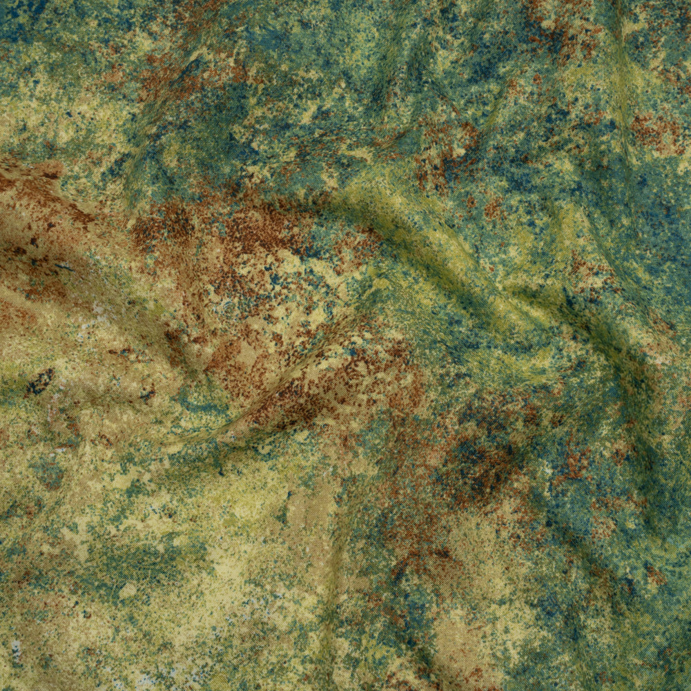 Stonehenge Quilting Cotton by Northcott - Woodland Moss Textural Abstract - Multi Mixers Collection Stonehenge Quilting Cotton by Northcott - Woodland Moss Textural Abstract - Multi Mixers Collection