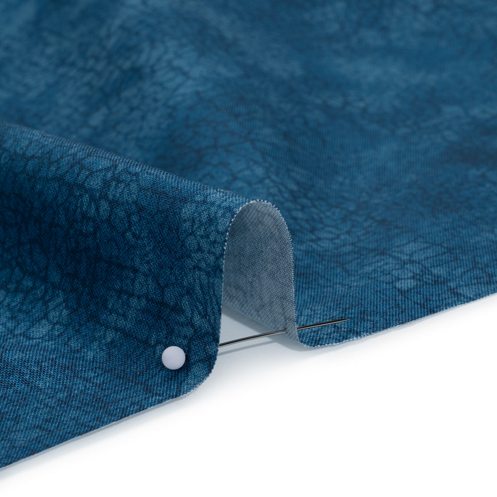 Wide Backing Quilting Cotton by Northcott, 108" Wide - Blue Bayou Abstract Texture - Crackle Wide Backing Collection Wide Backing Quilting Cotton by Northcott, 108" Wide - Blue Bayou Abstract Texture - Crackle Wide Backing Collection