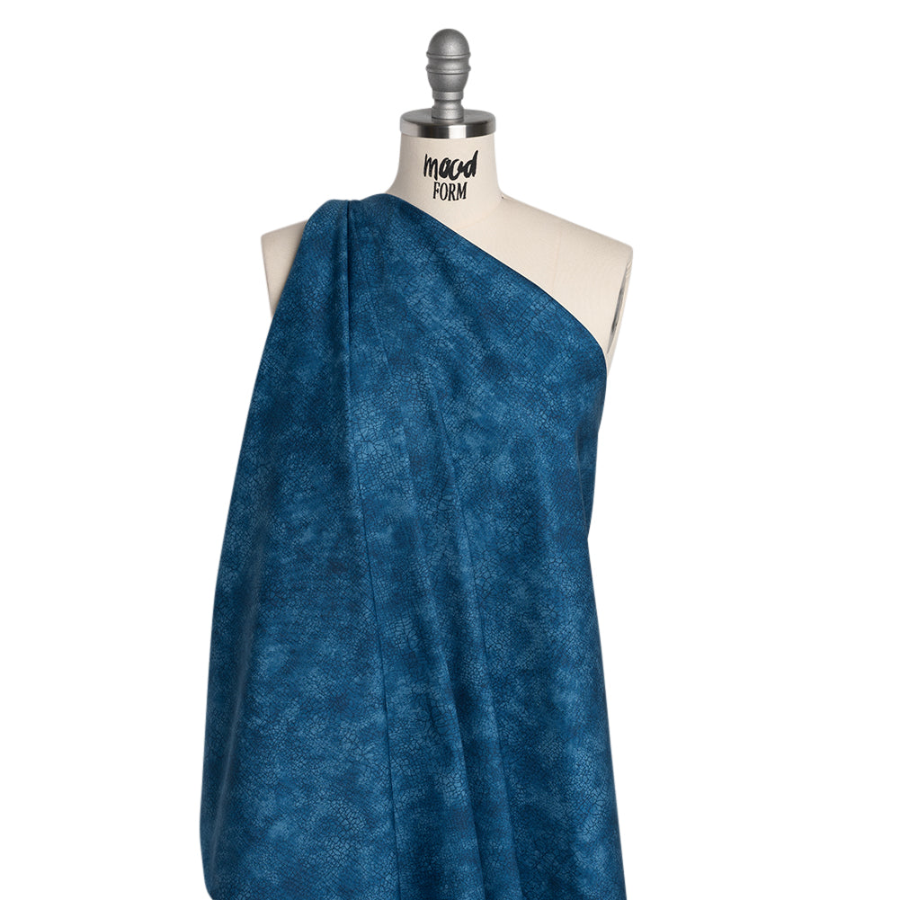 Wide Backing Quilting Cotton by Northcott, 108" Wide - Blue Bayou Abstract Texture - Crackle Wide Backing Collection Wide Backing Quilting Cotton by Northcott, 108" Wide - Blue Bayou Abstract Texture - Crackle Wide Backing Collection