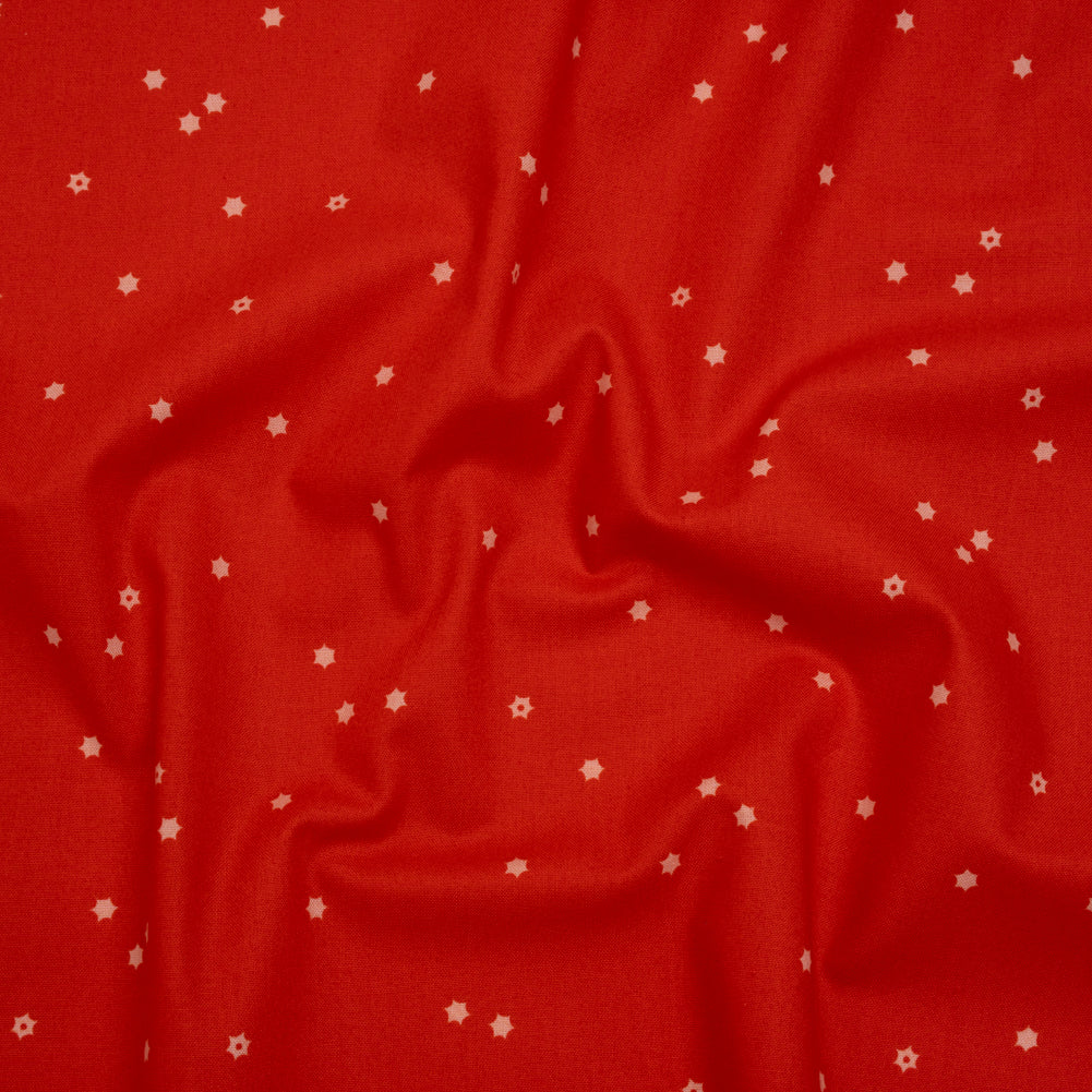 Printed Quilting Cotton by Ghazal Razavi for FIGO Studio - Red Flowers - Seasons Basics Collection Printed Quilting Cotton by Ghazal Razavi for FIGO Studio - Red Flowers - Seasons Basics Collection