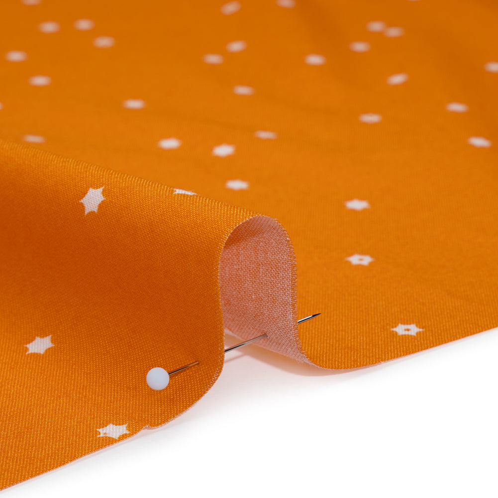 Printed Quilting Cotton by Ghazal Razavi for FIGO Studio - Orange Flowers - Seasons Basics Collection Printed Quilting Cotton by Ghazal Razavi for FIGO Studio - Orange Flowers - Seasons Basics Collection