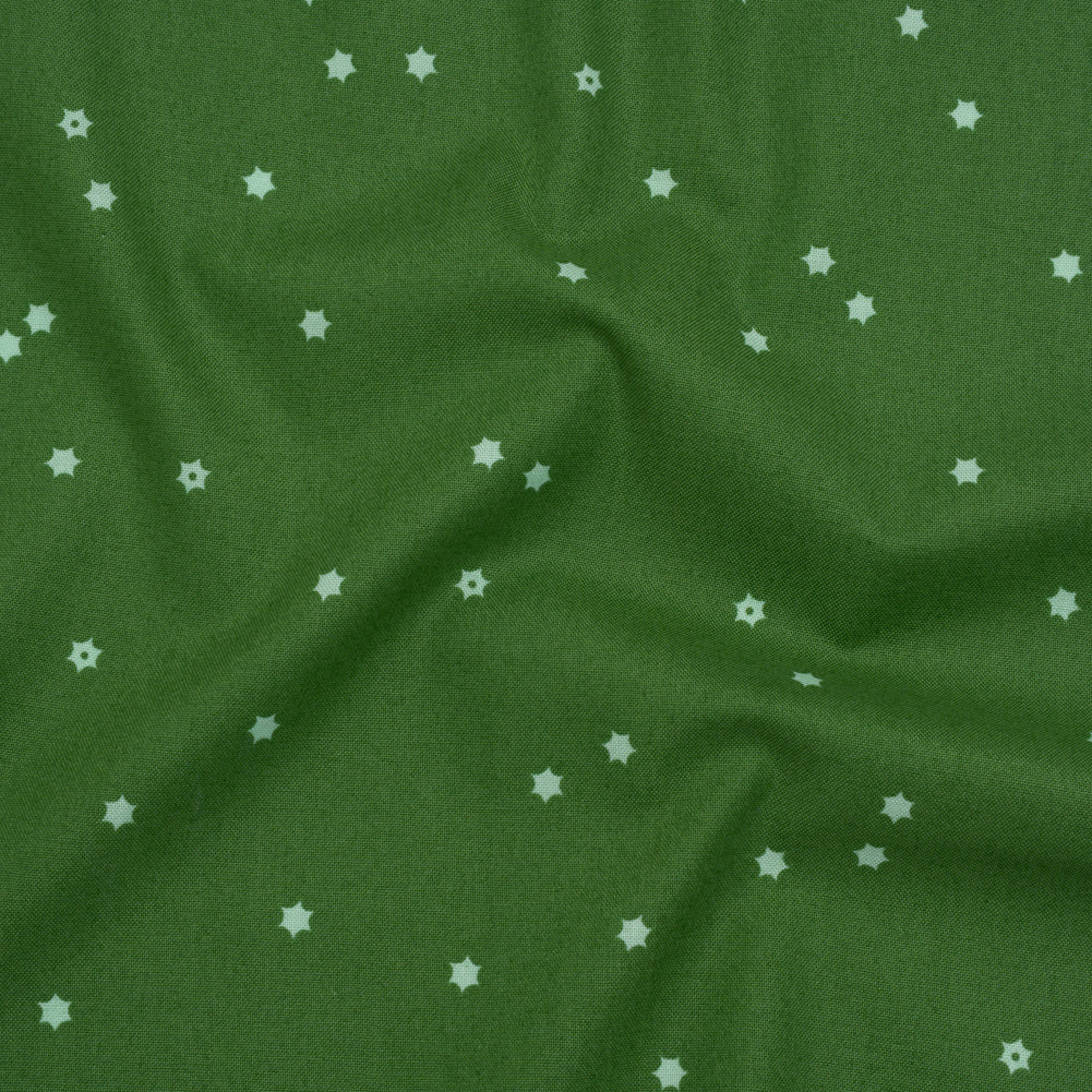 Printed Quilting Cotton by Ghazal Razavi for FIGO Studio - Green Flowers - Seasons Basics Collection Printed Quilting Cotton by Ghazal Razavi for FIGO Studio - Green Flowers - Seasons Basics Collection