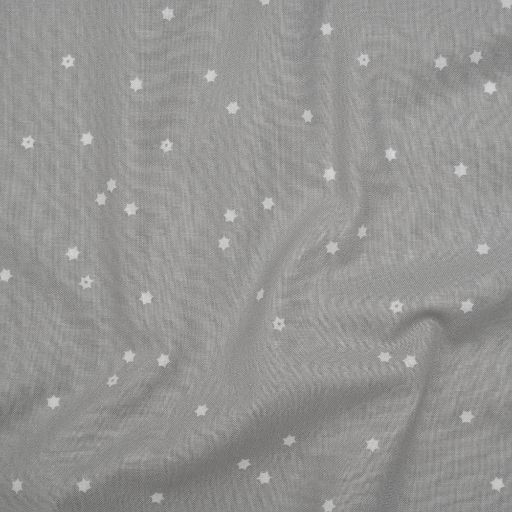 Printed Quilting Cotton by Ghazal Razavi for FIGO Studio - Gray Flowers - Seasons Basics Collection - Drape Printed Quilting Cotton by Ghazal Razavi for FIGO Studio - Gray Flowers - Seasons Basics Collection - Drape