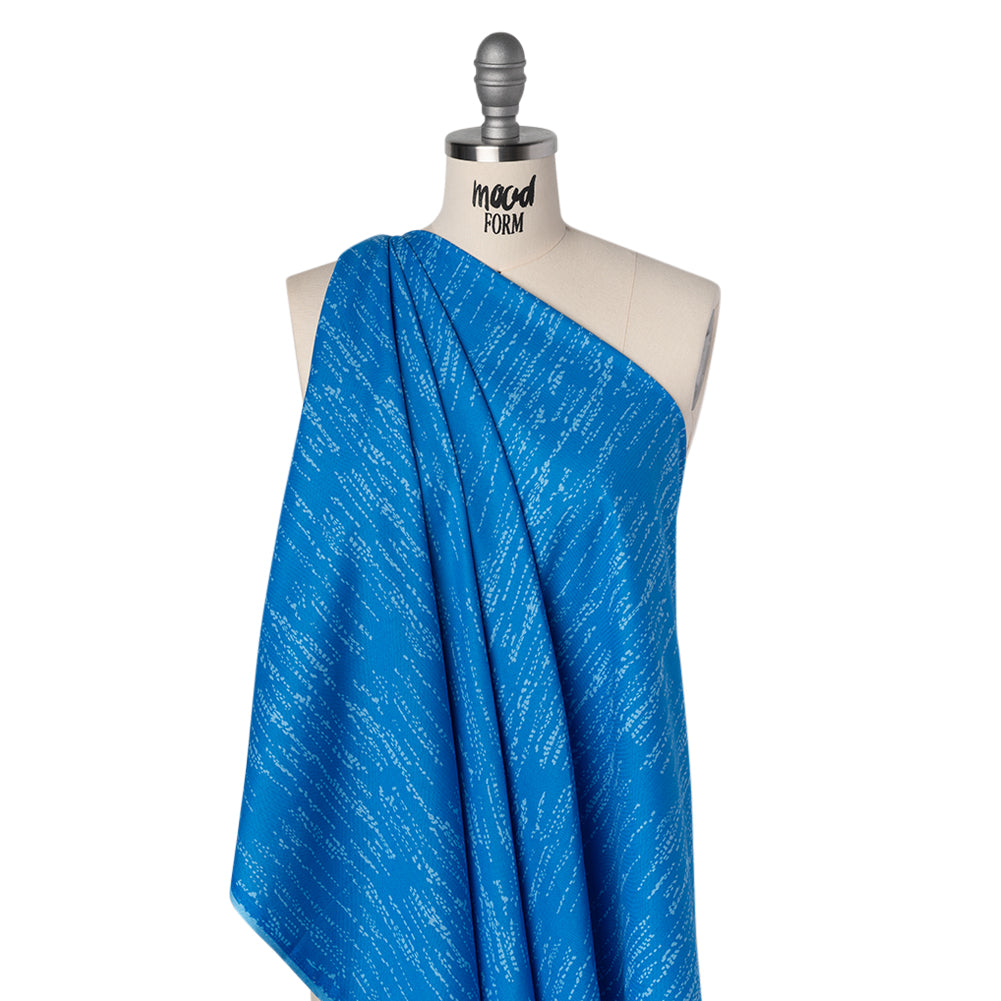 Printed Quilting Cotton by Ghazal Razavi for FIGO Studio - Blue Grass Patch - Seasons Basics Collection Folded Printed Quilting Cotton by Ghazal Razavi for FIGO Studio - Blue Grass Patch - Seasons Basics Collection Folded