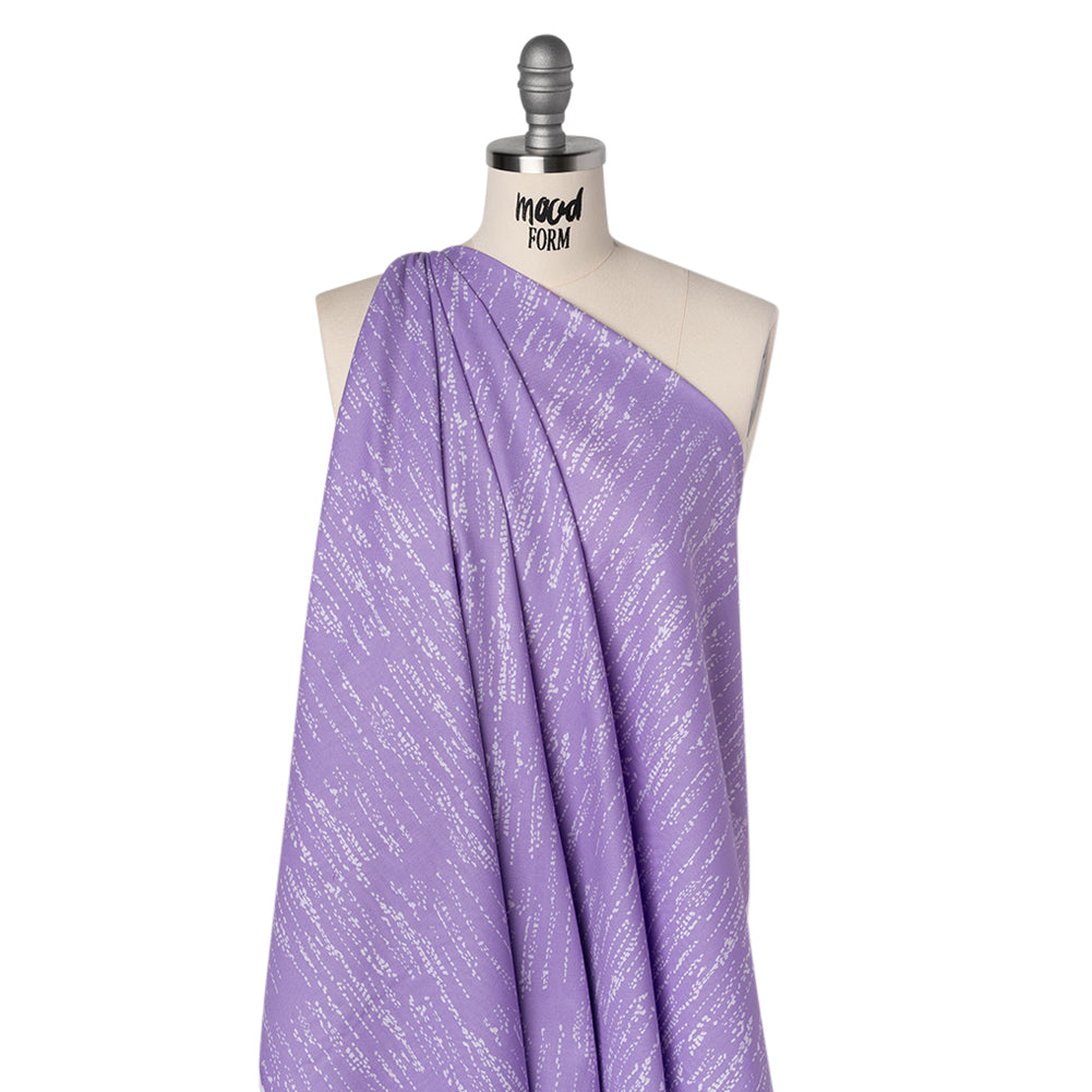 Printed Quilting Cotton by Ghazal Razavi for FIGO Studio - Lilac Grass Patch - Seasons Basics Collection - Folded Printed Quilting Cotton by Ghazal Razavi for FIGO Studio - Lilac Grass Patch - Seasons Basics Collection - Folded