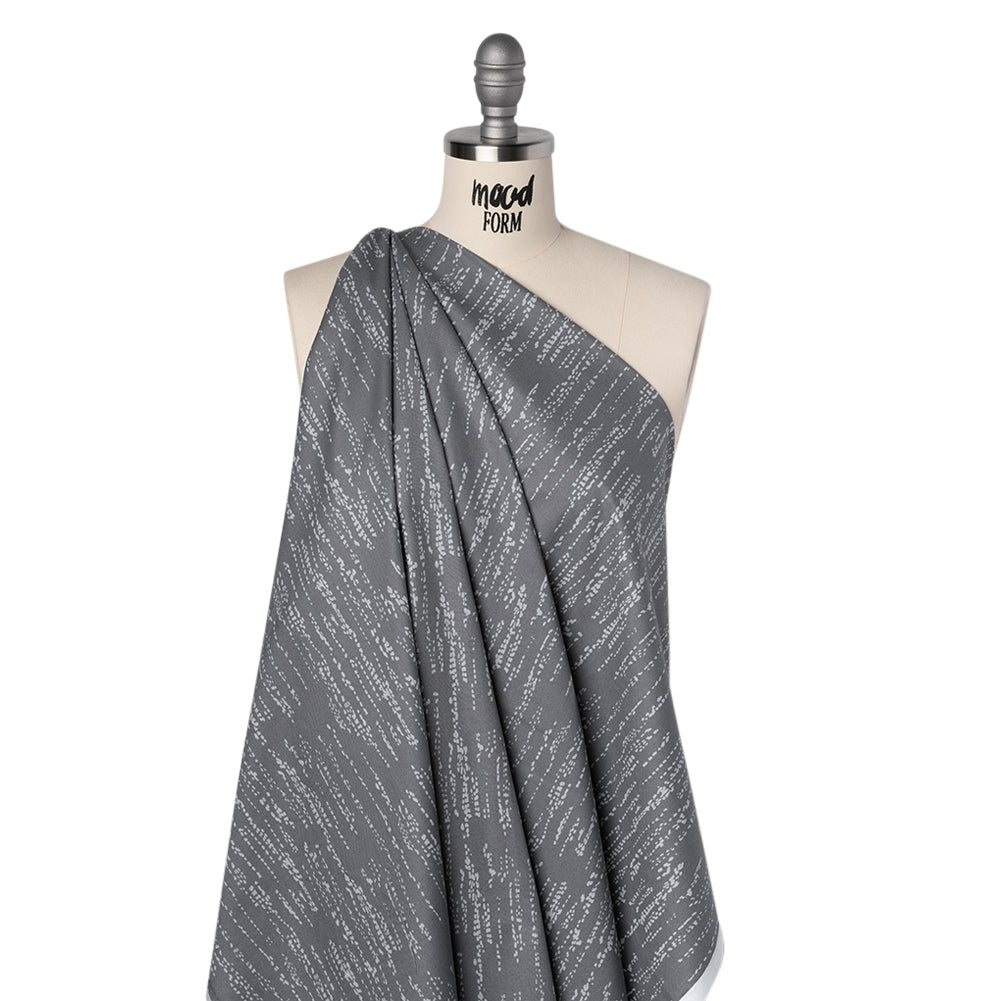 Printed Quilting Cotton by Ghazal Razavi for FIGO Studio - Gray Grass Patch - Seasons Basics Collection - Folded Printed Quilting Cotton by Ghazal Razavi for FIGO Studio - Gray Grass Patch - Seasons Basics Collection - Folded
