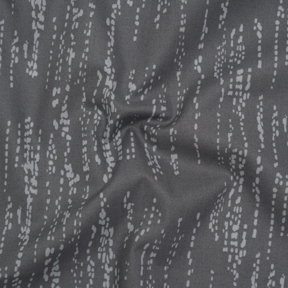 Printed Quilting Cotton by Ghazal Razavi for FIGO Studio - Gray Grass Patch - Seasons Basics Collection - Drape - Image 6 of 10 Printed Quilting Cotton by Ghazal Razavi for FIGO Studio - Gray Grass Patch - Seasons Basics Collection - Drape - Image 6 of 10