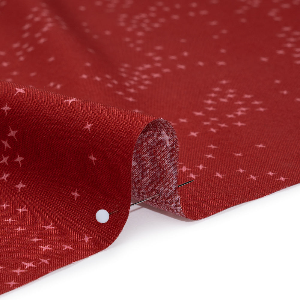 Printed Quilting Cotton by Ghazal Razavi for FIGO Studio - Red Birds - Seasons Basics Collection - Full Printed Quilting Cotton by Ghazal Razavi for FIGO Studio - Red Birds - Seasons Basics Collection - Full