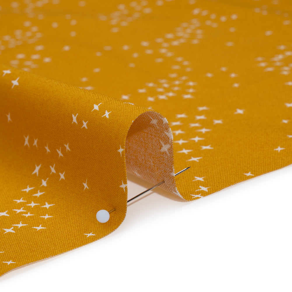 Printed Quilting Cotton by Ghazal Razavi for FIGO Studio - Yellow Birds - Seasons Basics Collection - Full - Image 4 of 7 Printed Quilting Cotton by Ghazal Razavi for FIGO Studio - Yellow Birds - Seasons Basics Collection - Full - Image 4 of 7