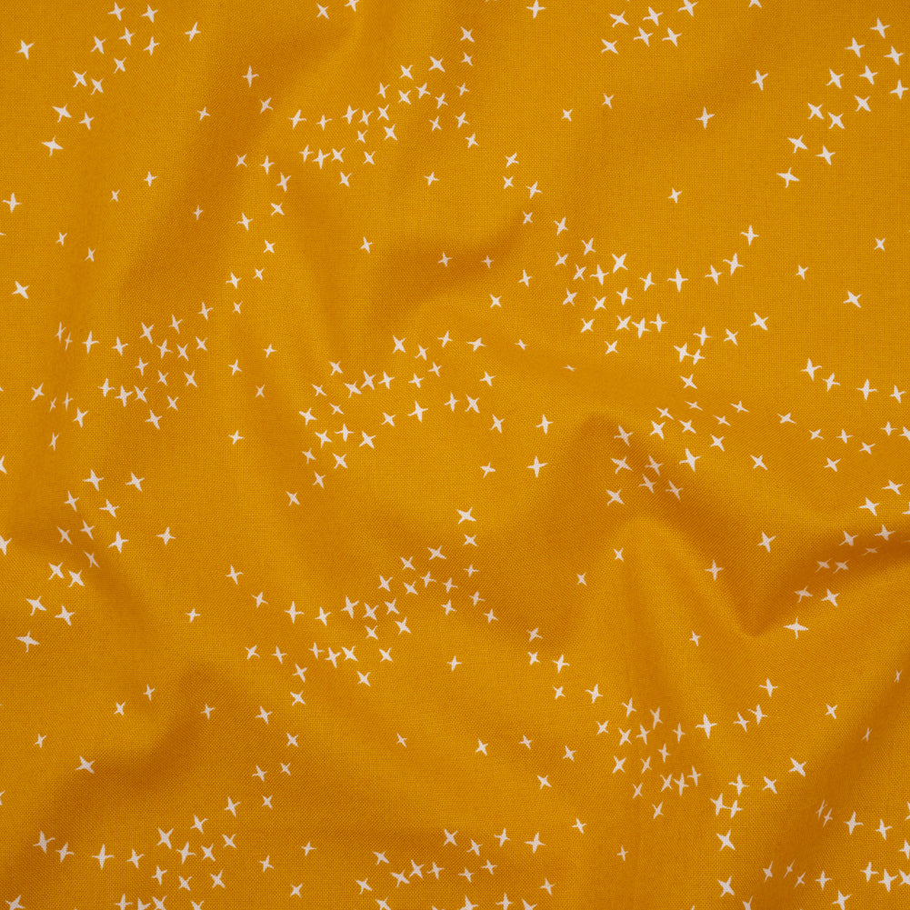 Printed Quilting Cotton by Ghazal Razavi for FIGO Studio - Yellow Birds - Seasons Basics Collection Printed Quilting Cotton by Ghazal Razavi for FIGO Studio - Yellow Birds - Seasons Basics Collection