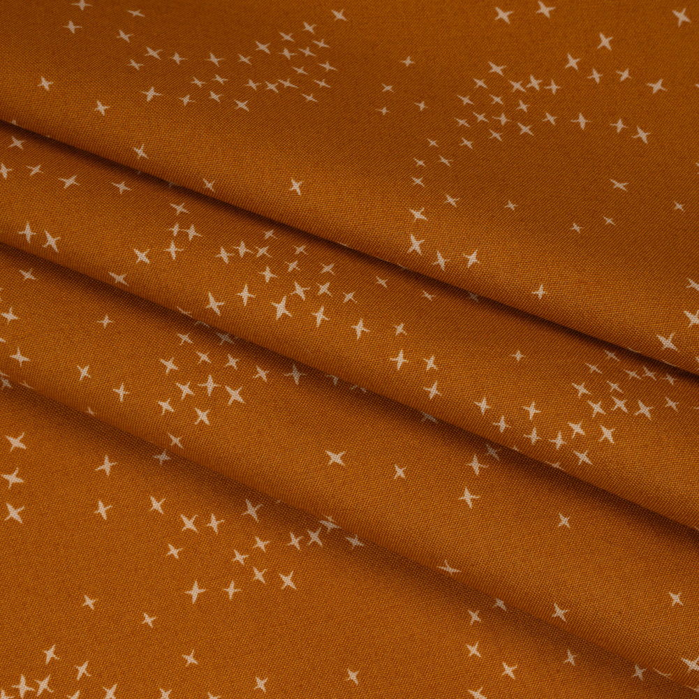 Printed Quilting Cotton by Ghazal Razavi for FIGO Studio - Caramel Birds - Seasons Basics Collection Printed Quilting Cotton by Ghazal Razavi for FIGO Studio - Caramel Birds - Seasons Basics Collection