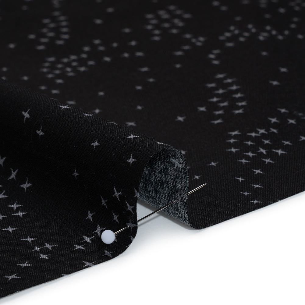 Printed Quilting Cotton by Ghazal Razavi for FIGO Studio - Black Birds - Seasons Basics Collection Full Printed Quilting Cotton by Ghazal Razavi for FIGO Studio - Black Birds - Seasons Basics Collection Full
