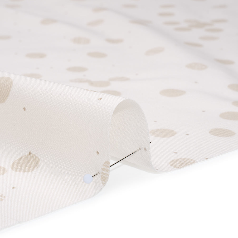 Printed Quilting Cotton by Ghazal Razavi for FIGO Studio - Cream Snow Textured Circles and Spots - Seasons Basics Collection Full Printed Quilting Cotton by Ghazal Razavi for FIGO Studio - Cream Snow Textured Circles and Spots - Seasons Basics Collection Full