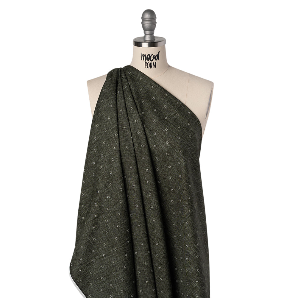 Printed Quilting Cotton by Ghazal Razavi for FIGO Studio - Olive Stitches Circles - Stash Collection - Folded Printed Quilting Cotton by Ghazal Razavi for FIGO Studio - Olive Stitches Circles - Stash Collection - Folded