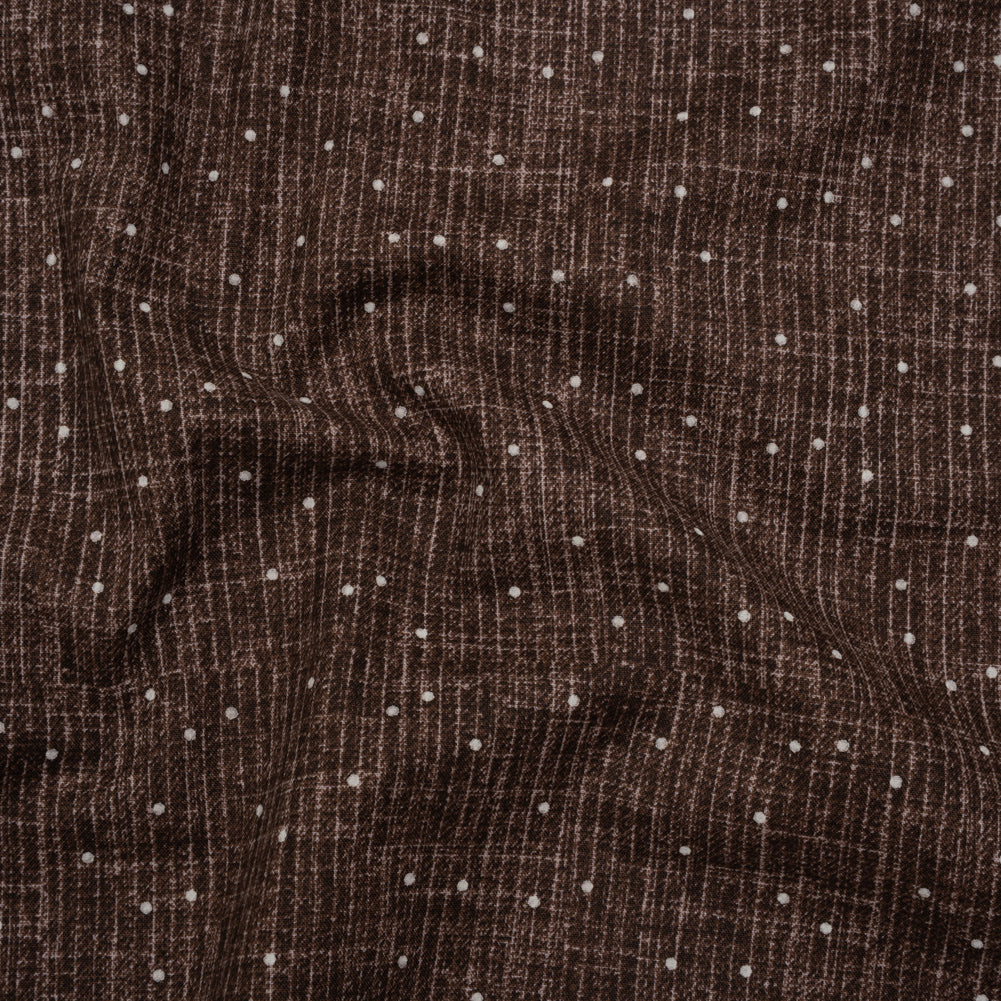 Printed Quilting Cotton by Ghazal Razavi for FIGO Studio - Bark Stripe Dot - Stash Collection - Drape Printed Quilting Cotton by Ghazal Razavi for FIGO Studio - Bark Stripe Dot - Stash Collection - Drape