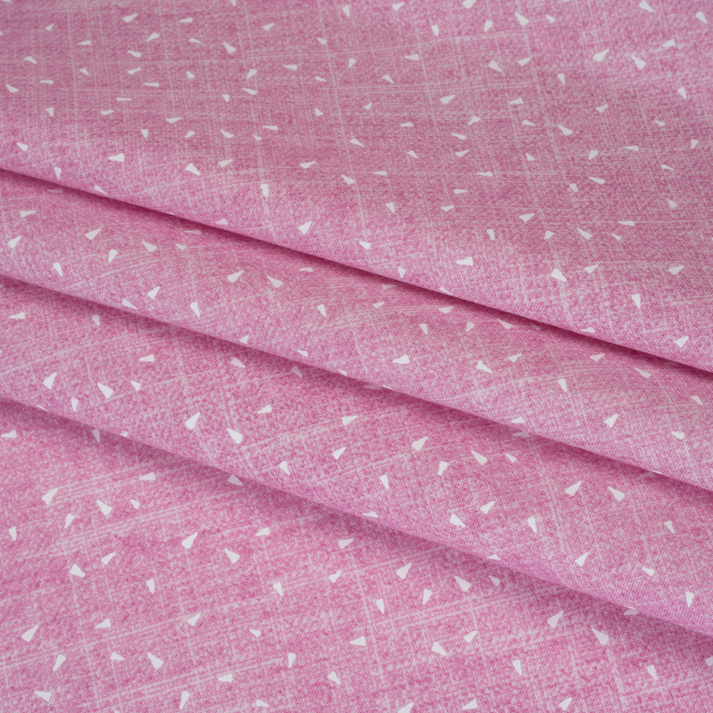 Printed Quilting Cotton by Ghazal Razavi for FIGO Studio - Pink Triangles and Texture - Stash Collection Detail Printed Quilting Cotton by Ghazal Razavi for FIGO Studio - Pink Triangles and Texture - Stash Collection Detail