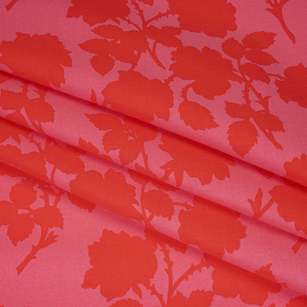 Printed Quilting Cotton by Heather Bailey for FIGO Studio - Strawberry Bramble Floral Silhouettes - Pop Sugar Collection Detail Printed Quilting Cotton by Heather Bailey for FIGO Studio - Strawberry Bramble Floral Silhouettes - Pop Sugar Collection Detail