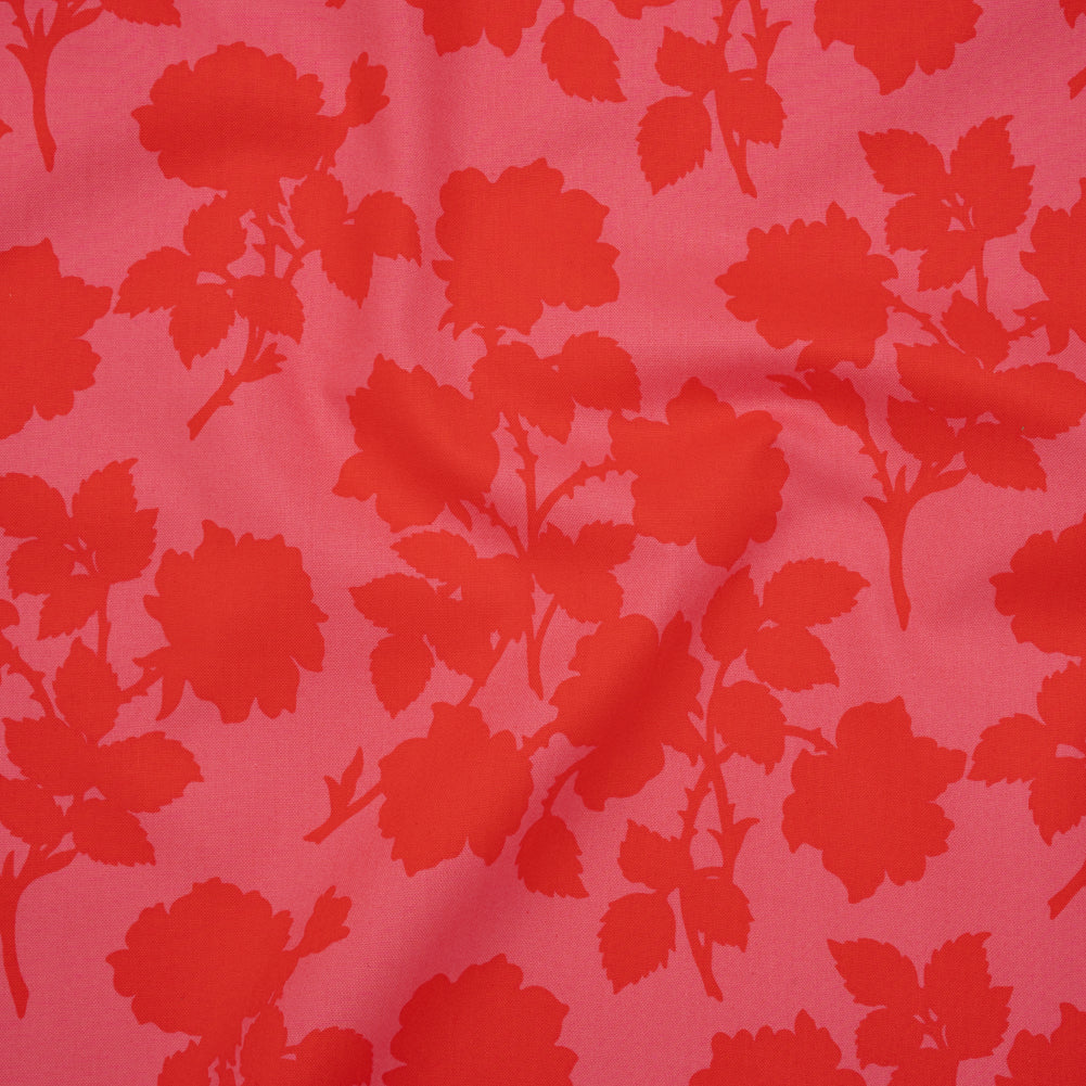 Printed Quilting Cotton by Heather Bailey for FIGO Studio - Strawberry Bramble Floral Silhouettes - Pop Sugar Collection Drape Printed Quilting Cotton by Heather Bailey for FIGO Studio - Strawberry Bramble Floral Silhouettes - Pop Sugar Collection Drape