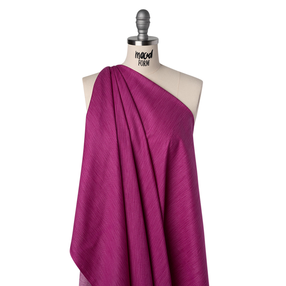 Printed Quilting Cotton by Heather Bailey for FIGO Studio - Boysenberry Fine Line Striations - Pop Sugar Collection Folded Printed Quilting Cotton by Heather Bailey for FIGO Studio - Boysenberry Fine Line Striations - Pop Sugar Collection Folded