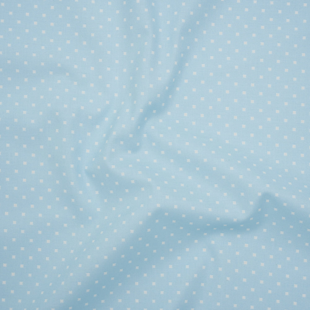 Printed Quilting Cotton by Heather Bailey for FIGO Studio - Sky Lottie Dot Square Polka Dots - Pop Sugar Collection Drape Printed Quilting Cotton by Heather Bailey for FIGO Studio - Sky Lottie Dot Square Polka Dots - Pop Sugar Collection Drape