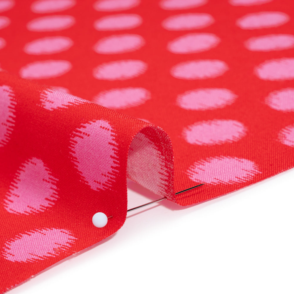 Printed Quilting Cotton by Heather Bailey for FIGO Studio - Cherry Top Dot Ikat Polka Dots - Pop Sugar Collection Full Printed Quilting Cotton by Heather Bailey for FIGO Studio - Cherry Top Dot Ikat Polka Dots - Pop Sugar Collection Full