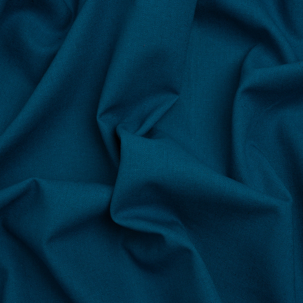 Cotton and Linen Quilting Woven by FIGO Studio - Teal - Tint Collection Cotton and Linen Quilting Woven by FIGO Studio - Teal - Tint Collection