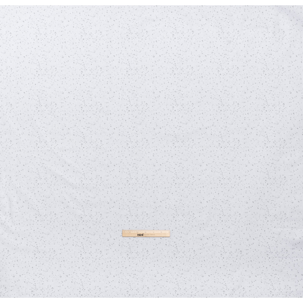 Printed Quilting Cotton by Ghazal Razavi for FIGO Studio - White and Gray Petals - Dovetail Collection Full Printed Quilting Cotton by Ghazal Razavi for FIGO Studio - White and Gray Petals - Dovetail Collection Full