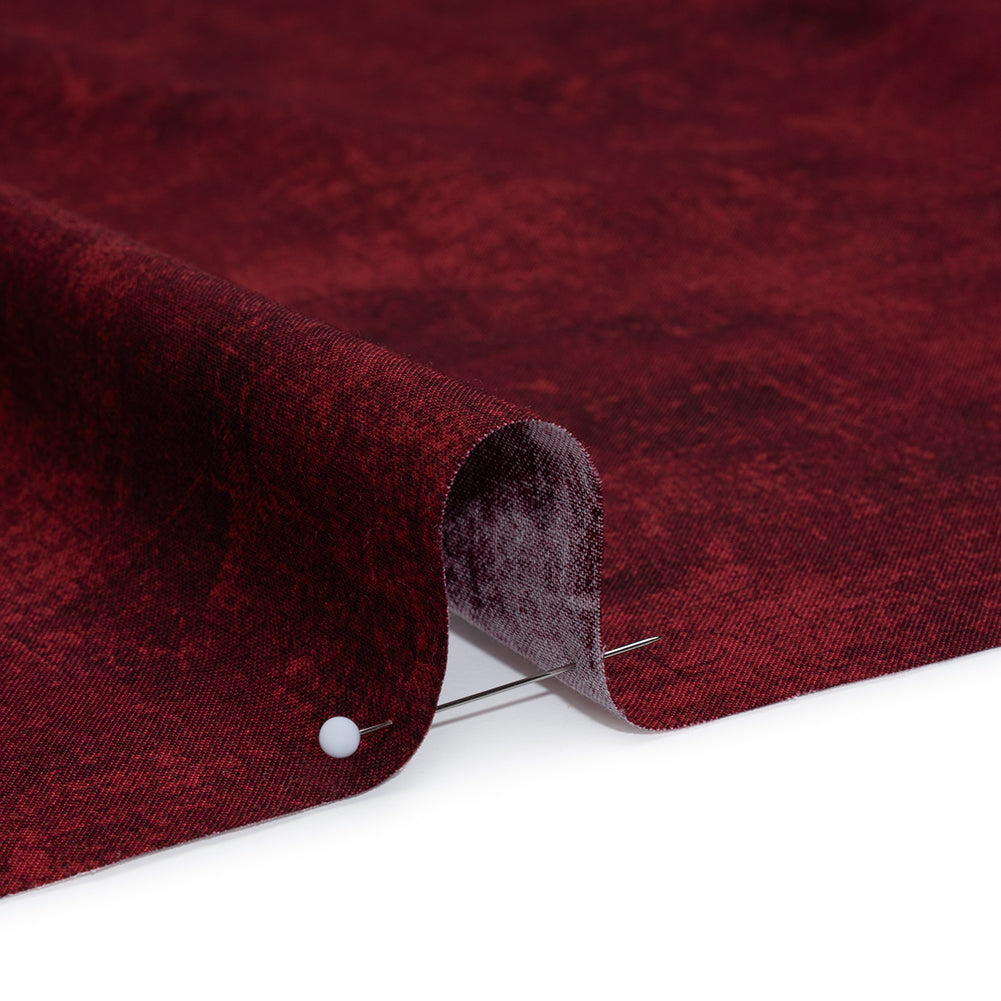 Printed Quilting Cotton by Northcott - Cabernet Painterly Texture - Canvas Collection Full Printed Quilting Cotton by Northcott - Cabernet Painterly Texture - Canvas Collection Full