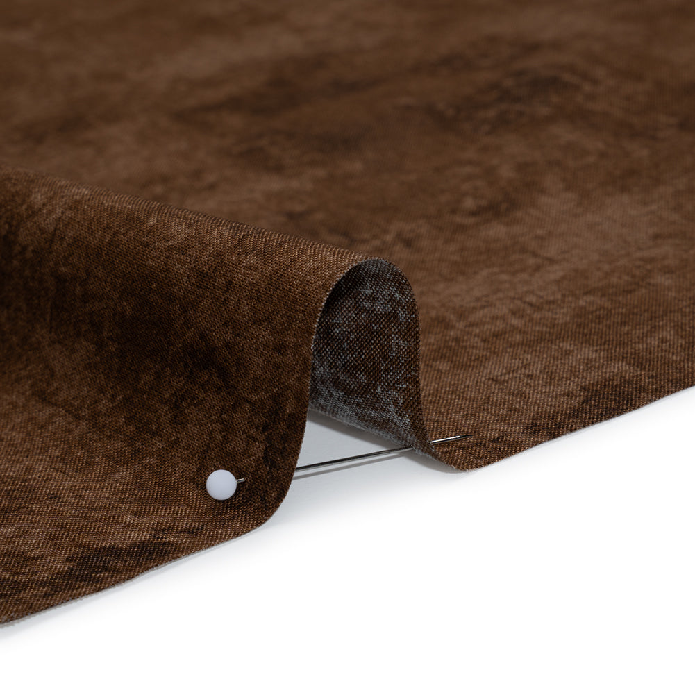Printed Quilting Cotton by Northcott - Swiss Chocolate Painterly Texture - Canvas Collection Printed Quilting Cotton by Northcott - Swiss Chocolate Painterly Texture - Canvas Collection