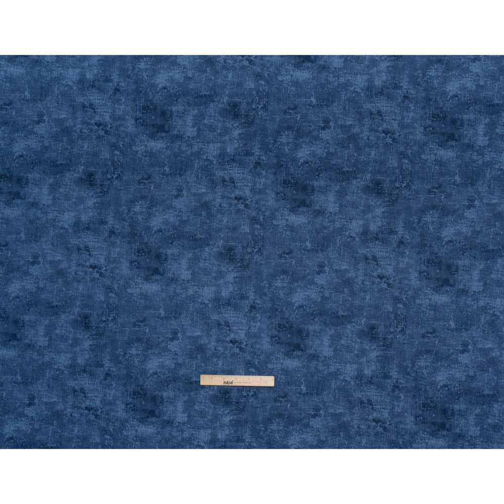 Printed Quilting Cotton by Northcott - Blue Jeans Painterly Texture - Canvas Collection Printed Quilting Cotton by Northcott - Blue Jeans Painterly Texture - Canvas Collection