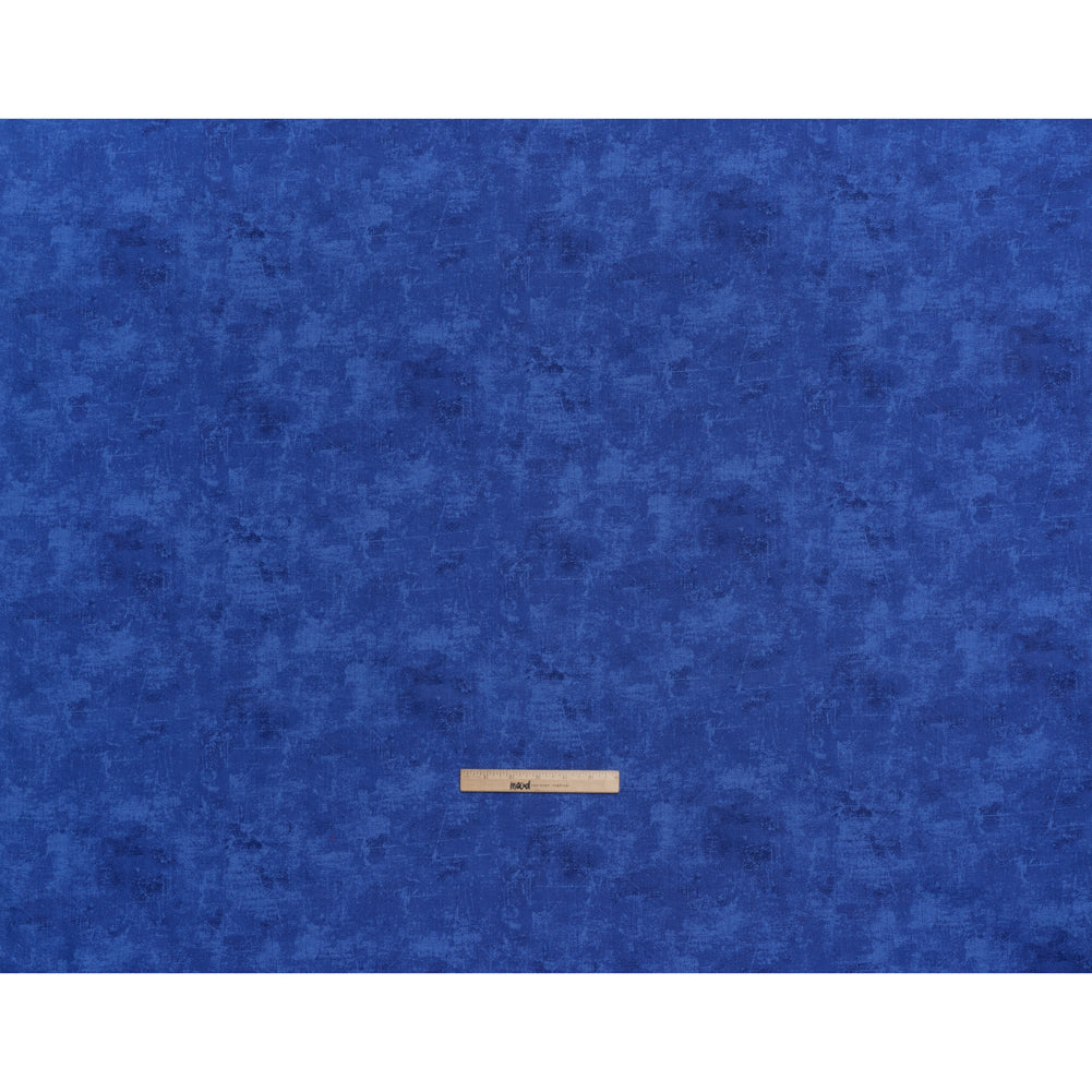 Printed Quilting Cotton by Northcott - Cobalt Painterly Texture - Canvas Collection - Full - Image 5 of 6 Printed Quilting Cotton by Northcott - Cobalt Painterly Texture - Canvas Collection - Full - Image 5 of 6