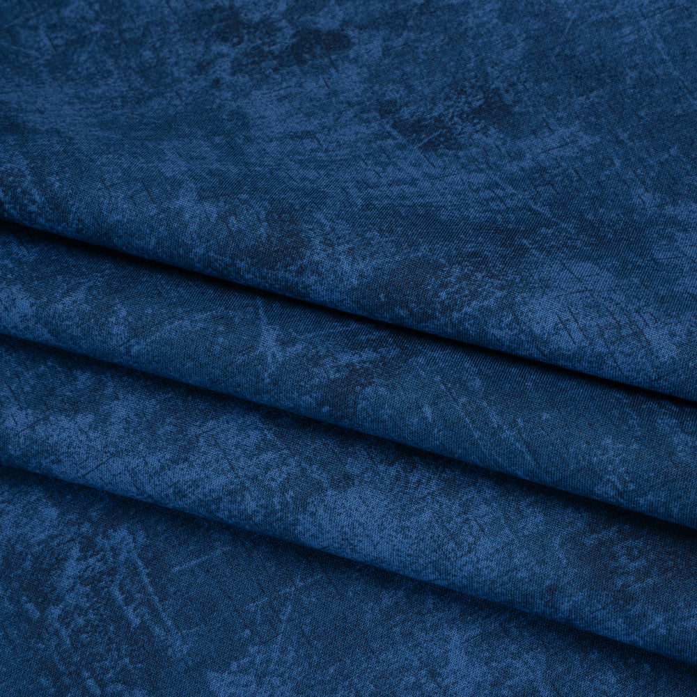 Printed Quilting Cotton by Northcott - Navy Painterly Texture - Canvas Collection Detail Printed Quilting Cotton by Northcott - Navy Painterly Texture - Canvas Collection Detail