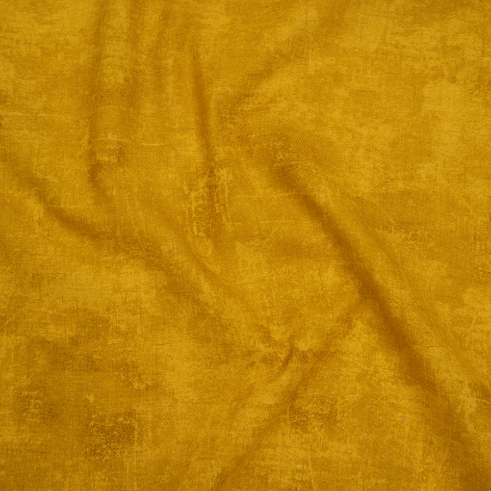 Printed Quilting Cotton by Northcott - Mustard Painterly Texture - Canvas Collection Drape Printed Quilting Cotton by Northcott - Mustard Painterly Texture - Canvas Collection Drape