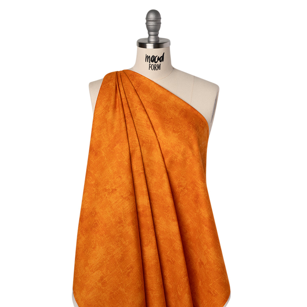 Printed Quilting Cotton by Northcott - Marmalade Painterly Texture - Canvas Collection - Folded Printed Quilting Cotton by Northcott - Marmalade Painterly Texture - Canvas Collection - Folded