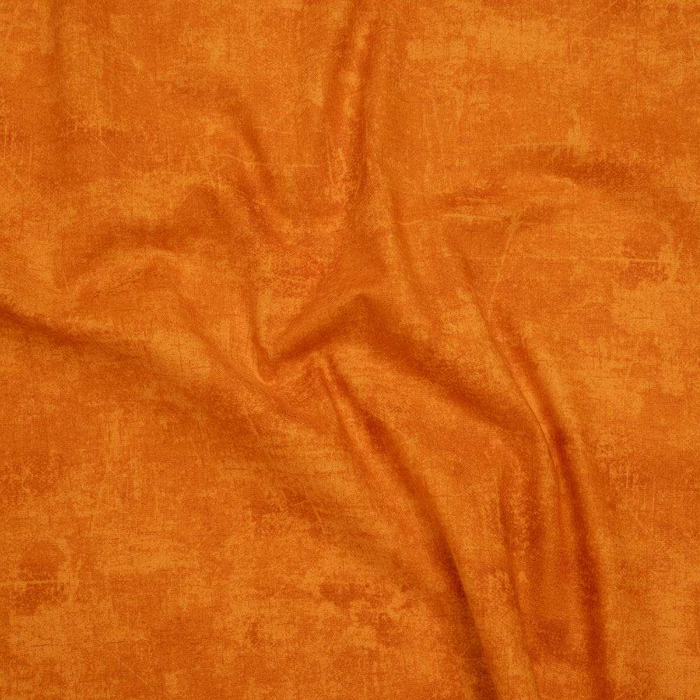 Printed Quilting Cotton by Northcott - Marmalade Painterly Texture - Canvas Collection Printed Quilting Cotton by Northcott - Marmalade Painterly Texture - Canvas Collection