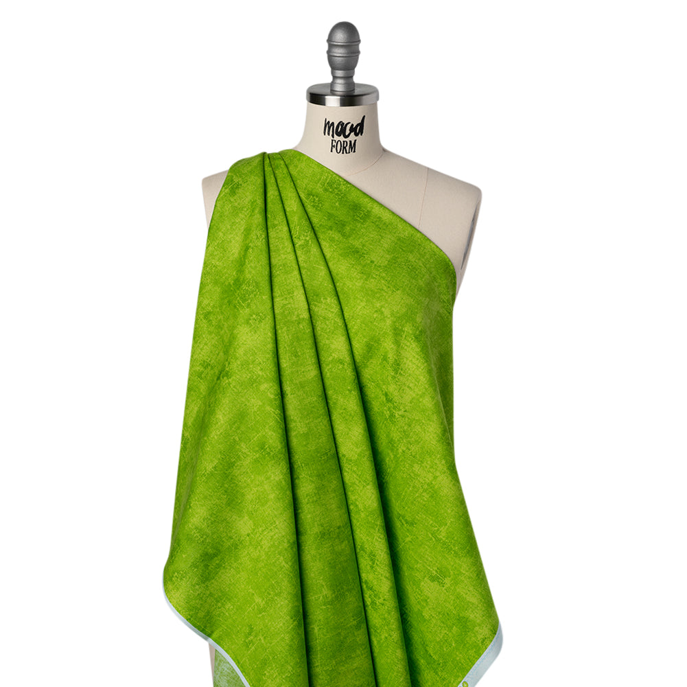 Printed Quilting Cotton by Northcott - Lime Twist Painterly Texture - Canvas Collection Folded Printed Quilting Cotton by Northcott - Lime Twist Painterly Texture - Canvas Collection Folded