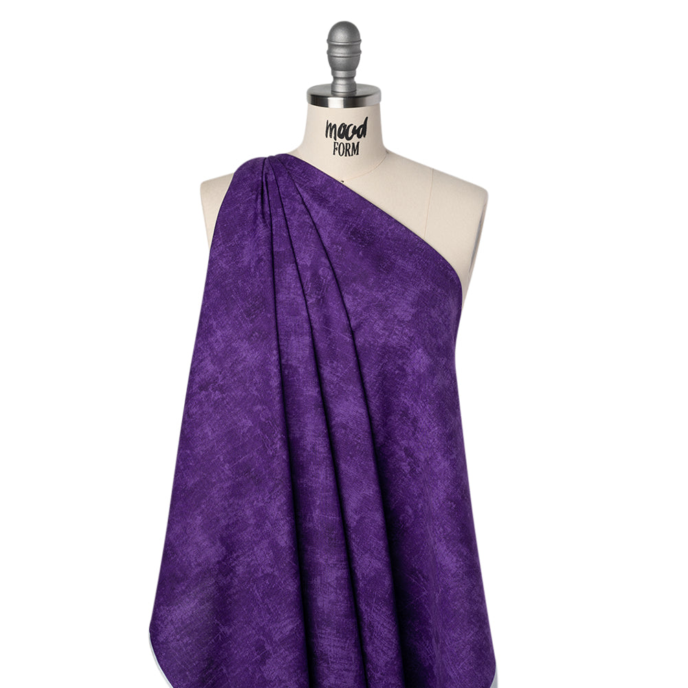 Printed Quilting Cotton by Northcott - Amethyst Painterly Texture - Canvas Collection Folded Printed Quilting Cotton by Northcott - Amethyst Painterly Texture - Canvas Collection Folded