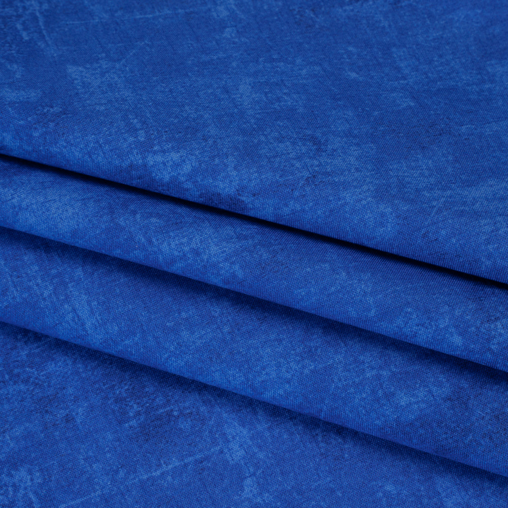 Printed Quilting Cotton by Northcott - Sapphire Painterly Texture - Canvas Collection Printed Quilting Cotton by Northcott - Sapphire Painterly Texture - Canvas Collection
