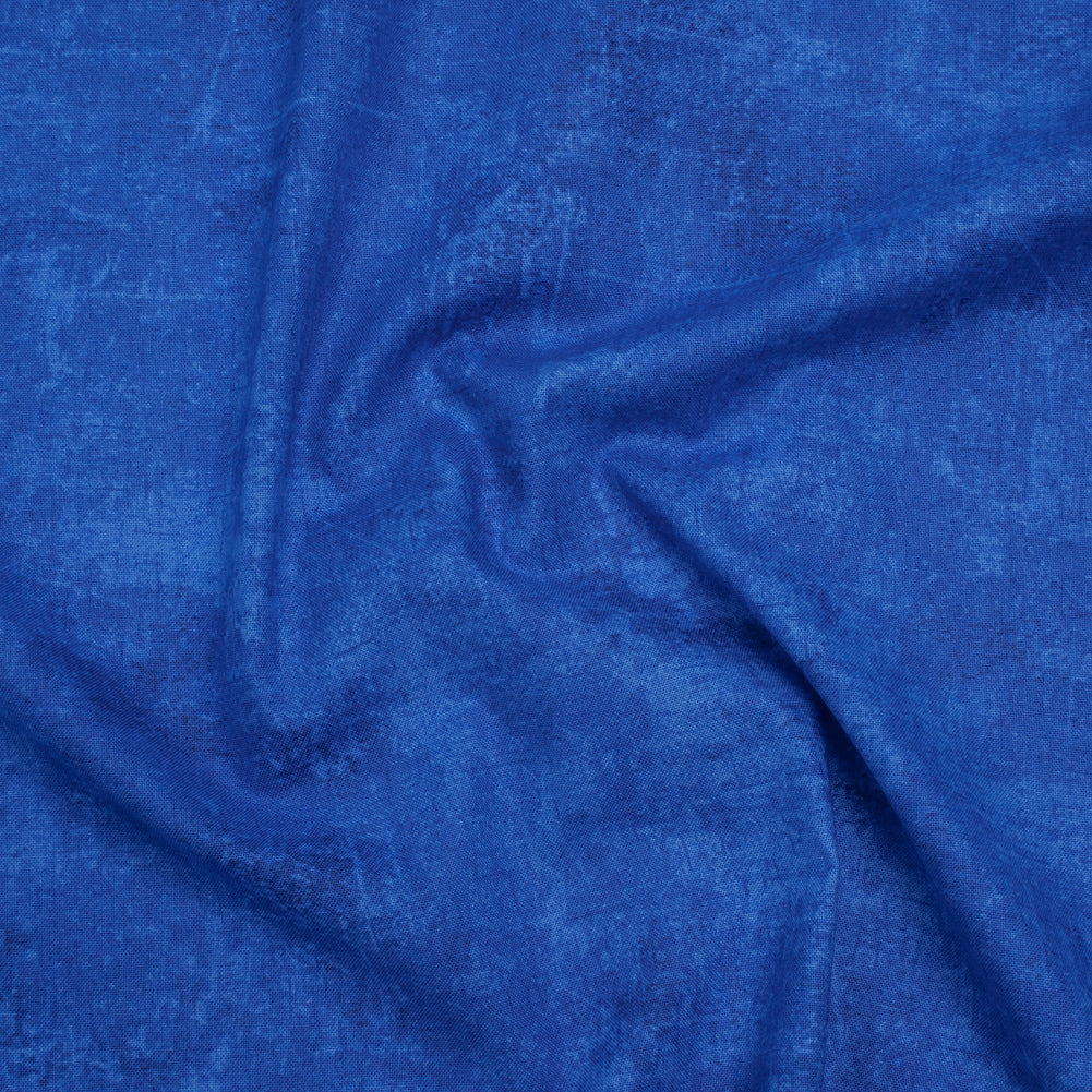 Printed Quilting Cotton by Northcott - Sapphire Painterly Texture - Canvas Collection Printed Quilting Cotton by Northcott - Sapphire Painterly Texture - Canvas Collection
