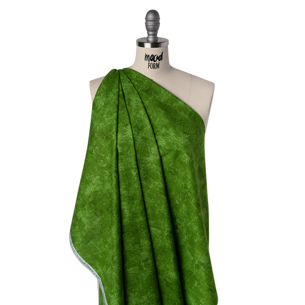 Printed Quilting Cotton by Northcott - Evergreen Painterly Texture - Canvas Collection Folded Printed Quilting Cotton by Northcott - Evergreen Painterly Texture - Canvas Collection Folded