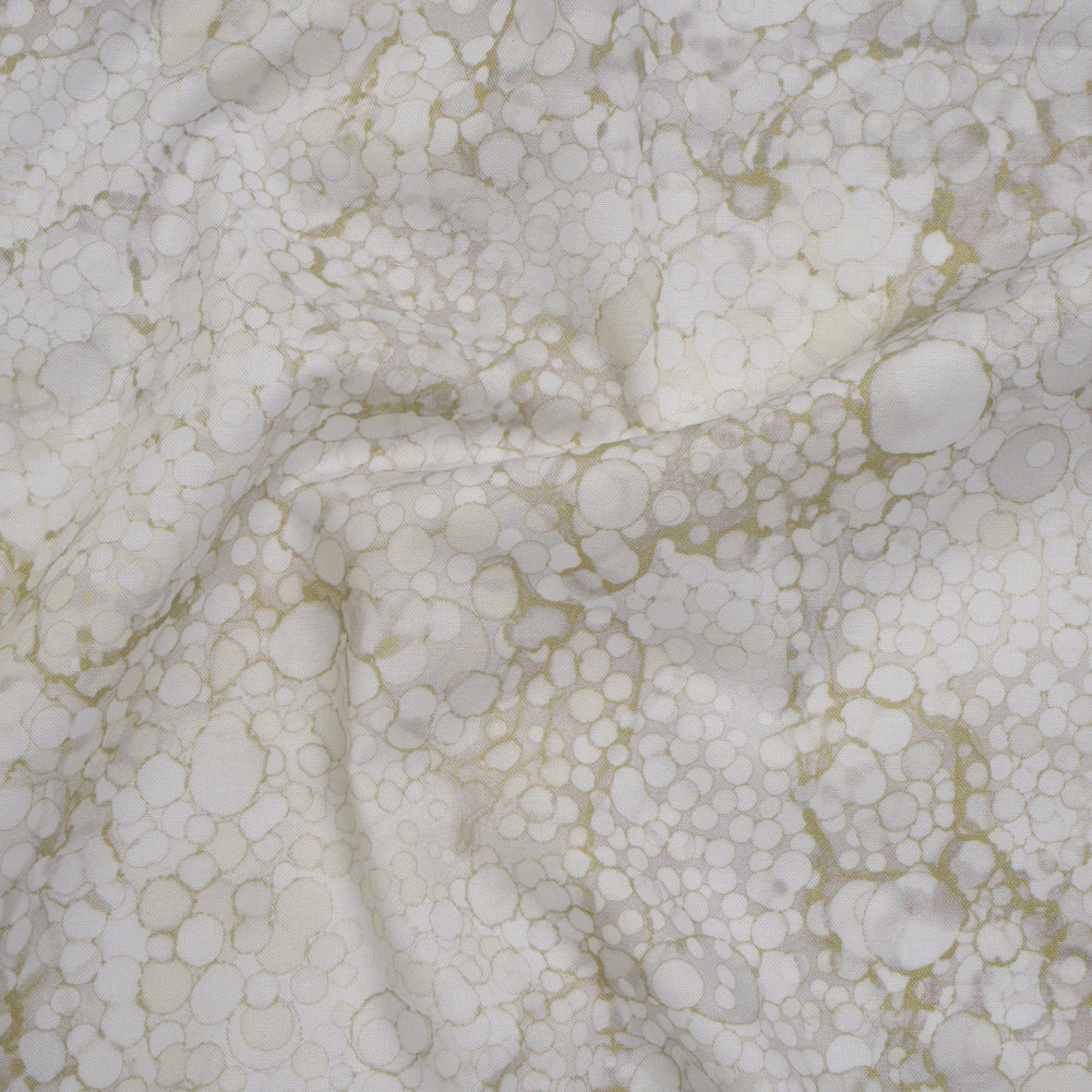 Printed Quilting Cotton by Northcott - Vanilla Cream Bubbles - Bliss Collection Printed Quilting Cotton by Northcott - Vanilla Cream Bubbles - Bliss Collection