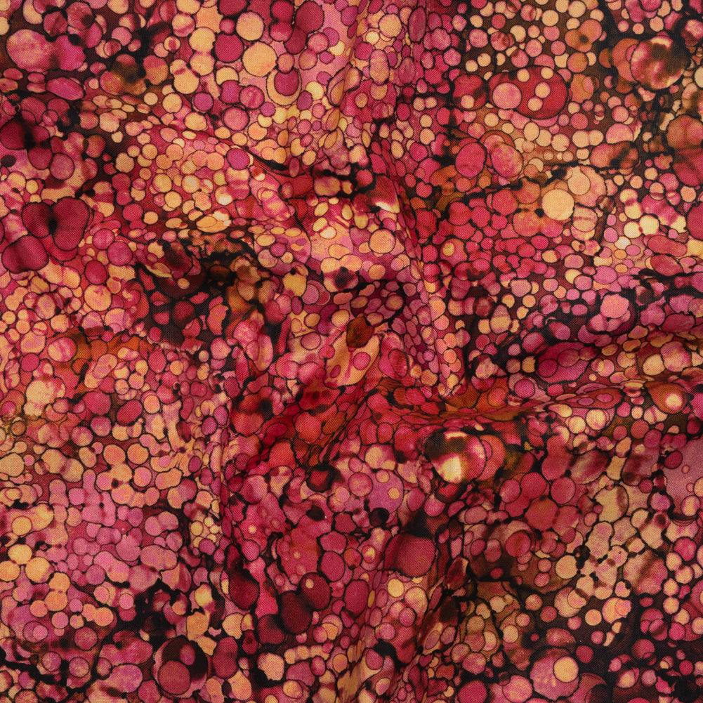 Printed Quilting Cotton by Northcott - Rose Petal Bubbles - Bliss Collection Printed Quilting Cotton by Northcott - Rose Petal Bubbles - Bliss Collection
