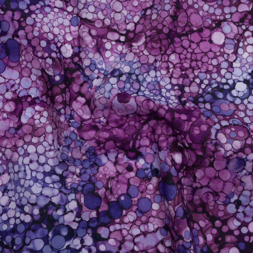 Printed Quilting Cotton by Northcott - Iris Bubbles - Bliss Collection Printed Quilting Cotton by Northcott - Iris Bubbles - Bliss Collection
