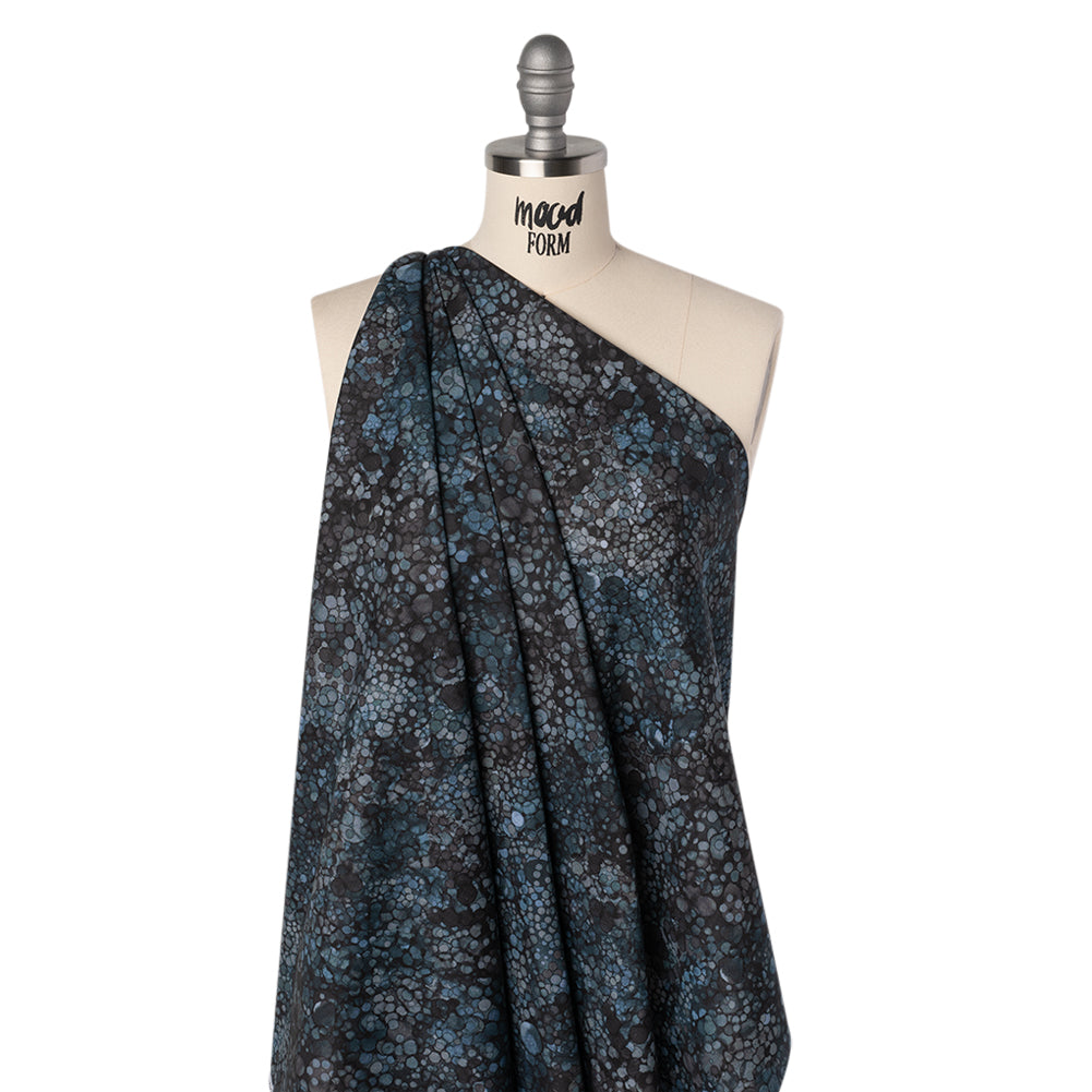 Printed Quilting Cotton by Northcott - Slate Bubbles - Bliss Collection Folded Printed Quilting Cotton by Northcott - Slate Bubbles - Bliss Collection Folded