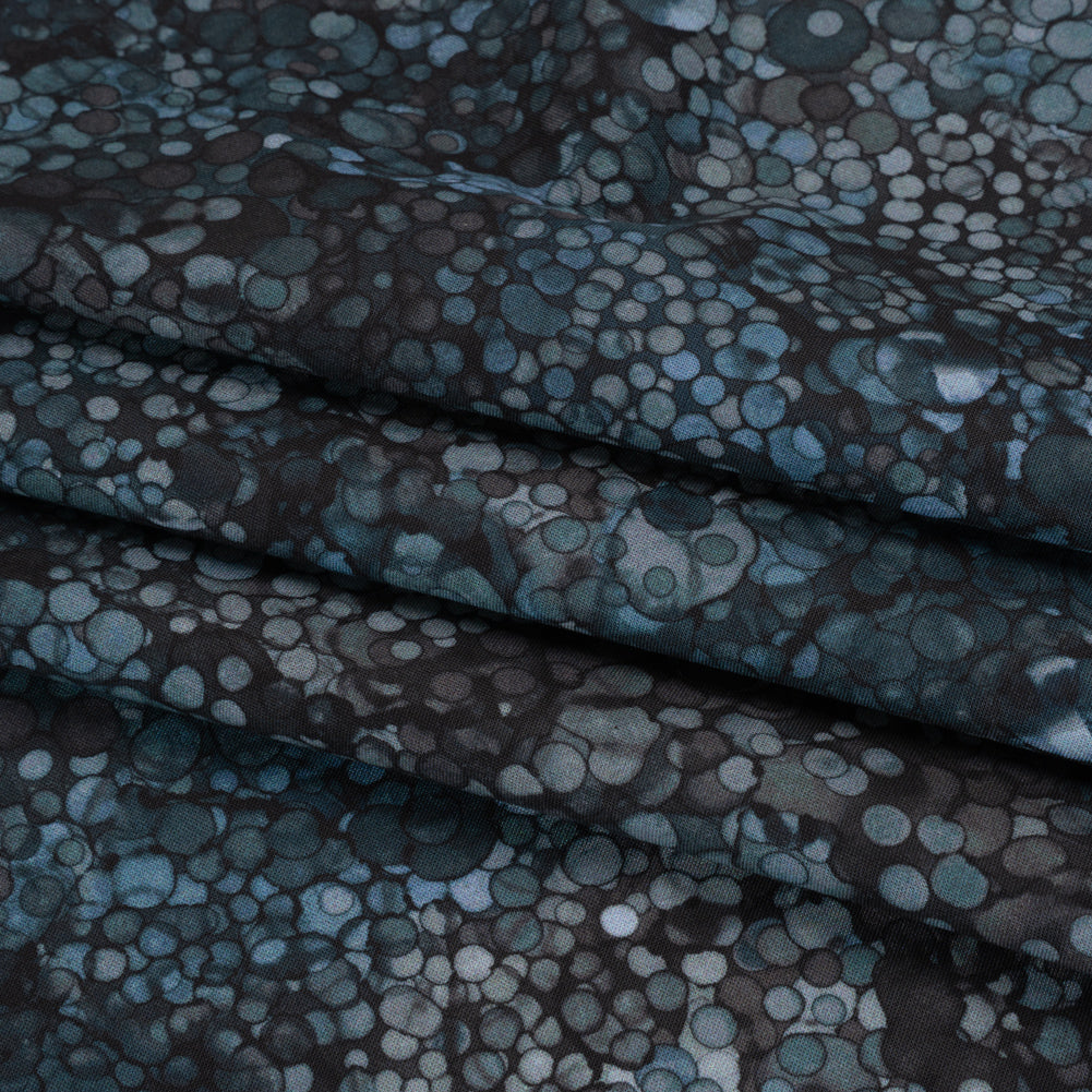 Printed Quilting Cotton by Northcott - Slate Bubbles - Bliss Collection Detail Printed Quilting Cotton by Northcott - Slate Bubbles - Bliss Collection Detail