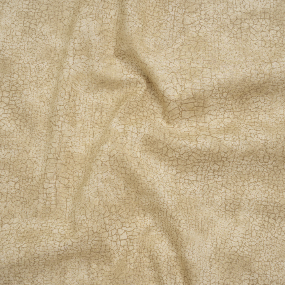 Quilting Cotton by Northcott - Taupe Textural Abstract - Crackle Collection - Drape Quilting Cotton by Northcott - Taupe Textural Abstract - Crackle Collection - Drape