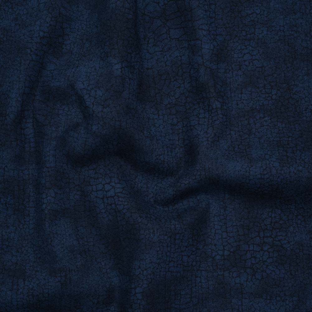 Quilting Cotton by Northcott - Midnight Textural Abstract - Crackle Collection Quilting Cotton by Northcott - Midnight Textural Abstract - Crackle Collection
