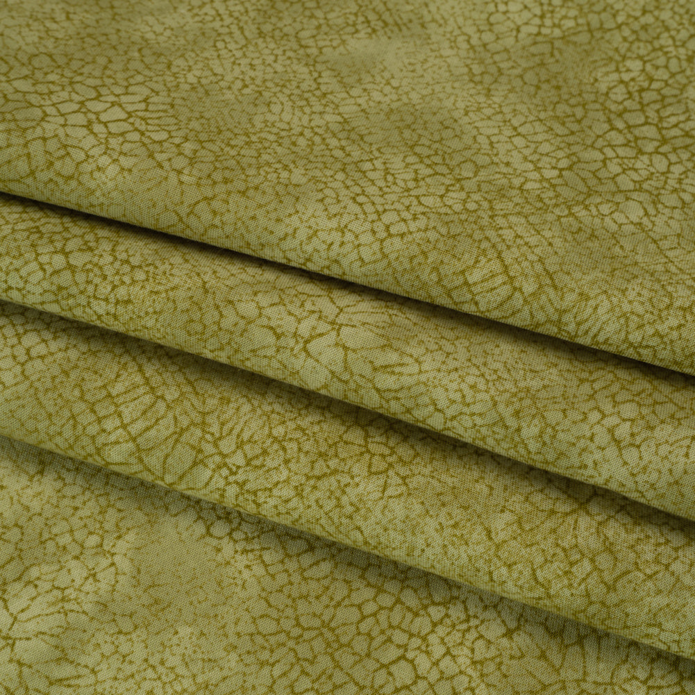 Quilting Cotton by Northcott - Moss Textural Abstract - Crackle Collection - Detail Quilting Cotton by Northcott - Moss Textural Abstract - Crackle Collection - Detail