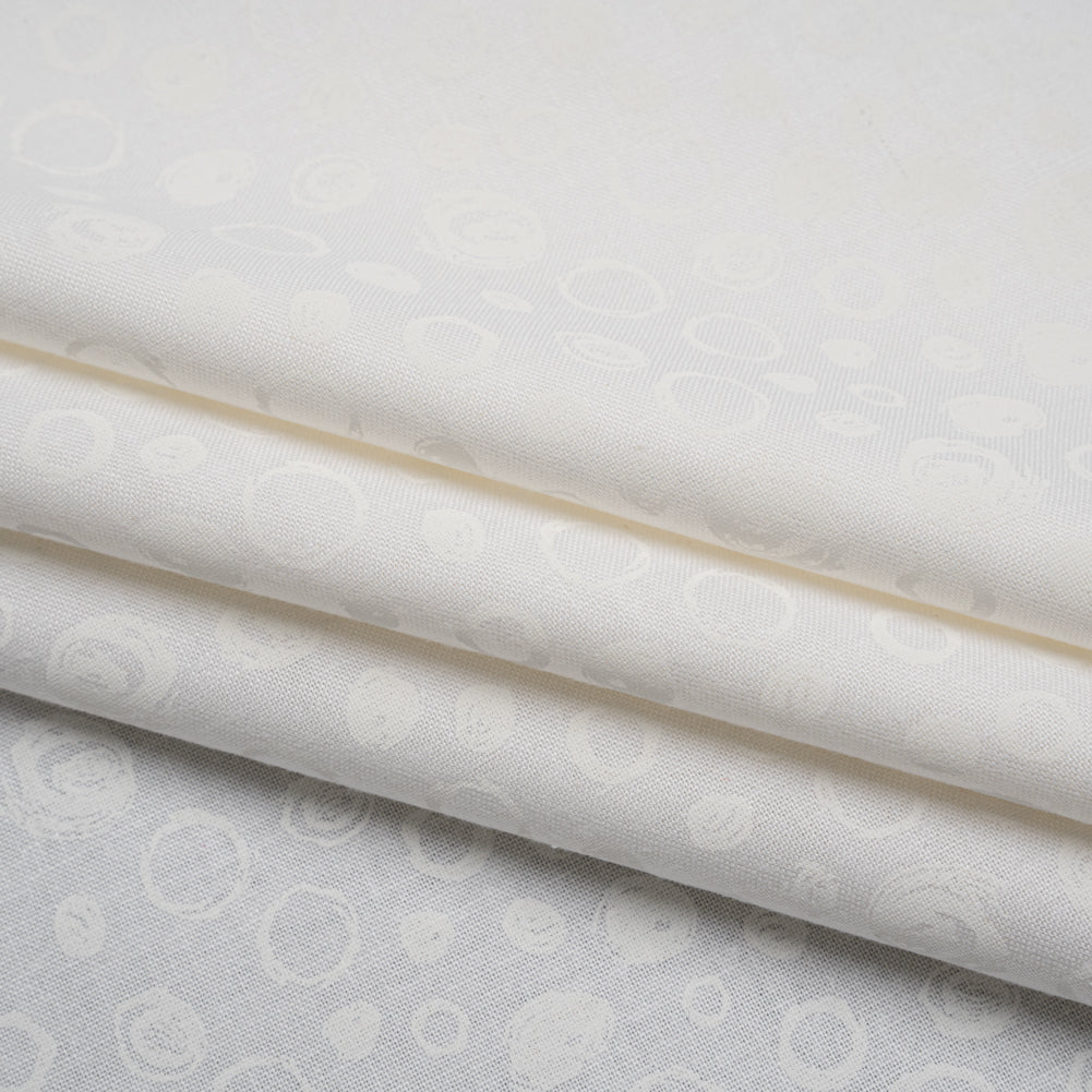 Printed Quilting Cotton by Patrick Lose for Northcott - White on White Scribble Spots - Basically Black & White Collection Printed Quilting Cotton by Patrick Lose for Northcott - White on White Scribble Spots - Basically Black & White Collection