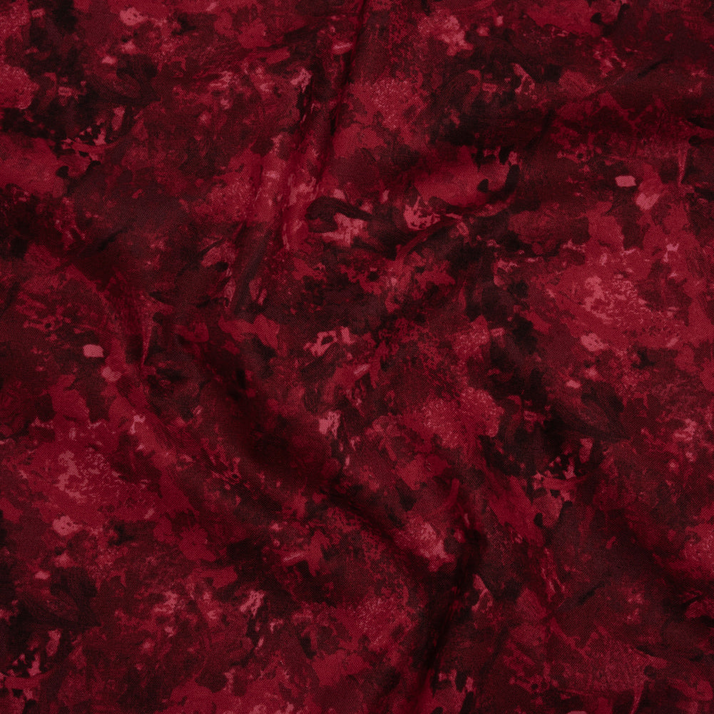 Printed Quilting Cotton by Deborah Edwards for Northcott Studio - Sangria Painterly Abstract - Chroma Collection Printed Quilting Cotton by Deborah Edwards for Northcott Studio - Sangria Painterly Abstract - Chroma Collection